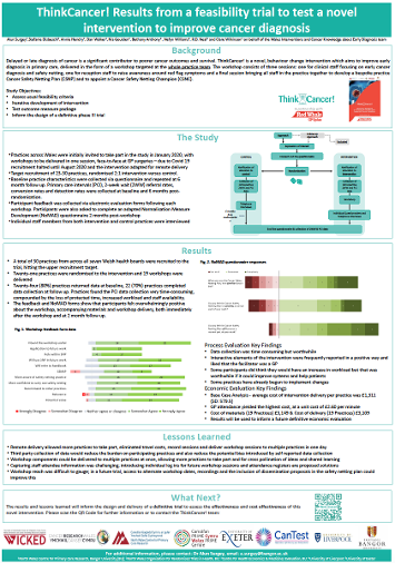 ThinkCancer! Results and lessons learned from a phase 2 feasibility trial in Wales